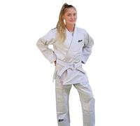 Starpro Judo Kimono - Professional Judogi for Training and Competition - Free White Belt - Men Women Kids - 110-200 cm - White and Blue