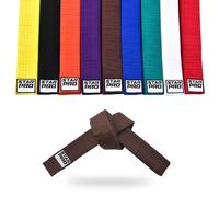 Starpro Karate Arti Marziali Cinture - Gear Judo Taekwondo Design Durevole e Leggero | Classificazione Cintura 9 Colori 100% Cotone Sette Punti | 240 cm 280 cm 320 cm (Marrón, 280cm)