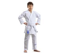 Starpro Karate Gi - Uniforme Profesional para Entrenamiento y competición - Kimono Karate de algodón ligero blanco con cinturón - Hombres Mujeres y Niños - 110-190 cm - Brillante Blanco