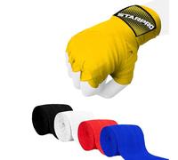 Starpro Mexicanas Vendas de Mano Thump n ’Loop -Vendajes de algodón Tejido con Carbono-Colores múltiples- para Boxeo Muay Thai Kickboxing Karate Lucha Artes Marciales Gimnasio Fitness 2.55m 3.5m 4.5m