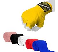 Starpro Mexicanas Vendas de Mano Thump n ’Loop -Vendajes de algodón Tejido con Carbono-Colores múltiples- para Boxeo Muay Thai Kickboxing Karate Lucha Artes Marciales Gimnasio Fitness 2.55m 3.5m 4.5m
