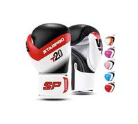 Starpro Niños Guantes de Boxeo de Cuero sintético para Entrenamiento Sparring de jóvenes en Muay Thai Kickboxing Fitness - Niños y Niñas - 4 oz 6 oz