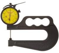 Starrett 1015MB-100 - Indicador portátil de lectura de milímetros, 1015MB-881J; calibre de espesor sin funda, 0,01 mm de graduación, 25 mm de alcance, 0 - 100 diales de lectura