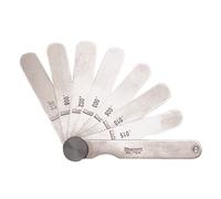 Starrett 172A - Juego de jaulas de espesor con hojas rectas (grosor de 0,015 a 0,015 pulgadas, longitud de 8,9 cm, 9 hojas)