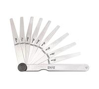 Starrett 172MBT - Conjunto de espesores medidor de espesor, hojas afiladas, 0,04-0,30 mm de espesor, 12,7 mm de ancho, 114 mm de longitud, 9 hojas