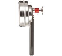 Starrett 196 MB5 universal Dial Indicador, Dial de émbolo de espalda, Amarillo, 0 - 50 - 0 Lectura, rango 0 - 5 mm, graduación de 0,02 mm