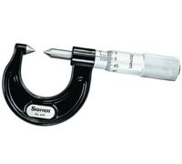 Starrett 210 Mapa comparador de micrómetro de rosca, Dedal normal, rango 0 - 22 mm, 0,01 mm graduación
