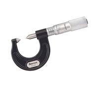Starrett 210AP - Micrómetro de rosca de rosca de rosca, entrelazado liso, rango de 0 a 7/8 pulgadas, graduación de 0,001 pulgadas