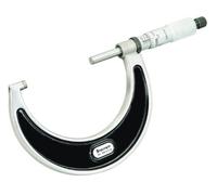 Starrett 226RL-3 Micrómetro Exterior, Ratchet Stop, Lock Nut, 2-3" Rango, 0.001" Graduación, -0.0001" Precisión