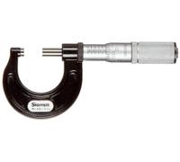 Starrett 436.1FL-1 Micrometro Exterior, Dedal de fricción, Tuerca de bloqueo, rango de 0 - 1", graduación de 0,001", precisión +/-0,0001"