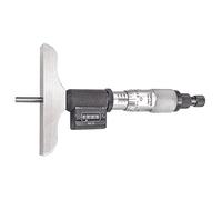 Starrett 446AZ-3RL - Medidor digital de profundidad, tope de carraca, tuerca de bloqueo, tipo micrometro, rango de 0 - 3 pulgadas, graduación de 0,001 pulgadas, precisión de +/-0,0001 pulgadas.