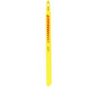 Starrett, 5 Hojas de sierra de sable Bi-metal 3XPOWER, Especial Madera, color amarillo, 150 mm - 6D - BT66-5