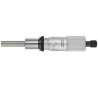 Starrett 663RL Cabezal micrómetro resistente, rango de 0-1 pulgada, graduación de 0.0000 pulgadas, precisión de +/-0.000 pulgadas, dedal de parada de trinquete, tuerca de bloqueo
