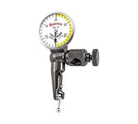 Starrett 711FSZ- Indicador de prueba de última palabra con abrazadera de cuerpo solamente, esfera blanca, lectura de 0 - 15 - 0, rango de 0 - 0,03 pulgadas, graduación de 0,001 pulgadas, precisión de +/-0,001 pulgadas.