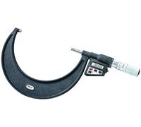 Starrett 733MEXFLZ-175 - Micrómetro LCD para exteriores, dedal de fricción, tuerca de bloqueo, carburo caras, rango de 150-175 mm, graduación de 0,001 mm, precisión de +/-0,005 mm