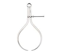 Starrett 79 A-12 Solid Nut Compás de exteriores, acero, Flat Pierna, 0 - 12 "Rango