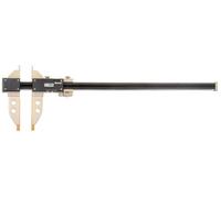 Starrett B5000BZ-24/600 5000 - Limpiaparabrisas de fibra de carbono con pines superiores, rango de graduación de 0 - 24 pulgadas, resolución de 0,0005 pulgadas