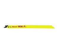 Starrett br121014 - 5 hojas para sierra rey corte recto Fire, rescate y demolición sierra hoja sierra, 0,050 'grosor, 10 - 14 TPI, 12 cm largox3/4' Ancho, Fluorescente Amarillo (Pack 5)