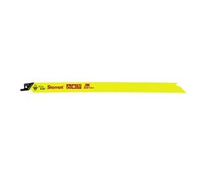 Starrett br121014 - 5 hojas para sierra rey corte recto Fire, rescate y demolición sierra hoja sierra, 0,050 'grosor, 10 - 14 TPI, 12 cm largox3/4' Ancho, Fluorescente Amarillo (Pack 5)