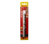 Starrett Brocas de punta dividida, acero HSS de alta velocidad, 10 x 133 mm, broca helicoidal KBAR100, para acero, hierro fundido, madera, materiales blandos, hierro