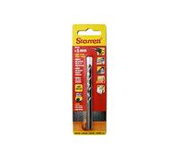 Starrett Brocas de punta dividida, acero HSS de alta velocidad, 5 x 86 mm, broca helicoidal, para acero, hierro fundido, madera, materiales blandos, hierro