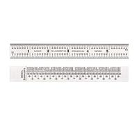 Starrett c622r-6 6 "doble cara regla de acero