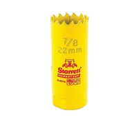 Starrett, corona perforadora Fast Cut, color amarillo, Ø 22 mm - FCH022