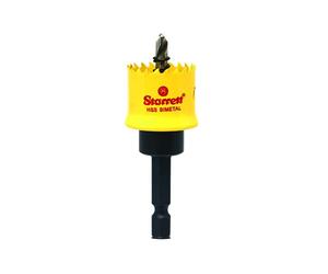 Starrett CSC022 Corona perforadora Bi-Metal CORDLESS, Amarilla, 22 mm