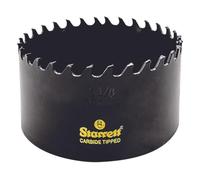 Starrett CT318 - Sierra perforadora de carburo de tungsteno (79 mm)