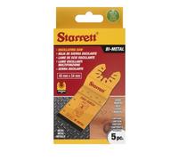Starrett Cuchilla oscilante bimetálica multiherramienta de corte de inmersión de 34 mm, paquete de 5