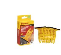 Starrett Cuchilla oscilante bimetálica multiherramienta de corte de inmersión de 64 mm, paquete de 5