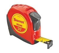Starrett Exact KTX1-30-N - Funda de plástico ABS (plástico ABS, cinta de medición de bolsillo, estilo de graduación inglesa, 30 pulgadas, 1 ancho, intervalo de graduación 0.0625) Starrett