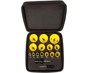 Starrett KFC14021 - Juego de sierra perforadora de uso general (16 piezas)