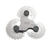 Starrett Medidor de paso de tornillo 472 con dispositivo de bloqueo, 4-84 roscas por pulgada, 51 hojas