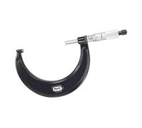 Starrett Micrómetro exterior T436.1XRL-2, tope de trinquete, tuerca de bloqueo, caras de carburo, rango de 1 a 2 pulgadas, graduación de 0.000 pulgadas, precisión de +/-0.000 pulgadas