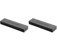 Starrett Piedra de afilar de doble cara, grano 120 y 320, 200 mm, KBKS1, gris (Paquete de 2)