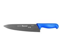 Starrett Professional Chefs Knife - BKL301-10 Wide Triangular 10" (250mm) Ultra Sharp Kitchen Knife With Long Lasting Blade - Blue Handle Stainless Steel Chopping Cooking Knife