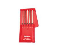 Starrett S248PC - Juego de Punzones de Impulsión de Longitud Extendida, Diámetros 1/8"-3/8", Longitud Total 8", Clavija 3-1/2"