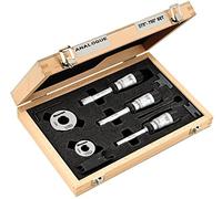 Starrett S78XTDZZ- Juego de calibre de calibre de calibre 3/8 - 3/4 pulgadas, con contacto de carburo de 3 puntos, número de cabezas: 3, número de anillas: 2