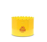 Starrett Sierra perforadora de corte profundo DCH0278 bimetálica resistente con dientes extra cobalto HSS - Para metales, madera, hierro fundido, fibra de vidrio, materiales plásticos - 73 mm