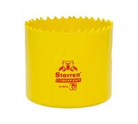 Starrett Sierra perforadora de corte profundo - DCH0312 bimetálica resistente con dientes extra cobalto HSS - para metales, madera, hierro fundido, fibra de vidrio, materiales plásticos - 89 mm