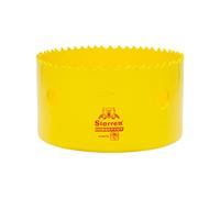 Starrett Sierra perforadora de corte profundo - DCH0400 bimetálica resistente con dientes extra de cobalto HSS - para metales, madera, hierro fundido, fibra de vidrio, materiales plásticos - 102 mm