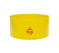 Starrett Sierra perforadora de corte profundo DCH0418 bimetálica resistente con dientes extra cobalto HSS - para metales, madera, hierro fundido, fibra de vidrio, materiales plásticos - 105 mm