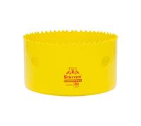 Starrett Sierra perforadora de corte profundo DCH0418 bimetálica resistente con dientes extra cobalto HSS - para metales, madera, hierro fundido, fibra de vidrio, materiales plásticos - 105 mm