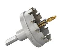 Starrett SM060 Corona con dientes de meta duro para chapas de metal, 60 mm