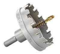 Starrett SM075 Corona con dientes de meta duro para chapas de metal, 75 mm