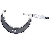 Starrett T226XRL-4- Micrómetro exterior, trinquete dedal, carburo Anvil, 10-10 cm