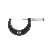 Starrett T436.1XFL-3 Micrometro Exterior, Dedal de Fricción, Tuerca de Cerradura, Carburo Caras, rango de 5,08 cm, graduación de 0,0001 pulgadas, -0,00005" de precisión