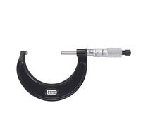 Starrett T436.1XRL-3 Micrometro Exterior, Ratchet Stop, Lock Nut, Carbide Faces, 1-2" Rango, 0.0001" Graduación, -0.00005" Precisión