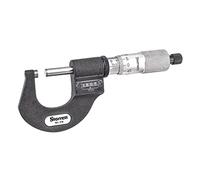 Starrett V216MXRL-25 - Micrómetro digital (distancia entre trinquetes, cerradura, carburo de carburo, rango de 0 a 25 mm, graduación de 0,001 mm, precisión de +/-0,002 mm)